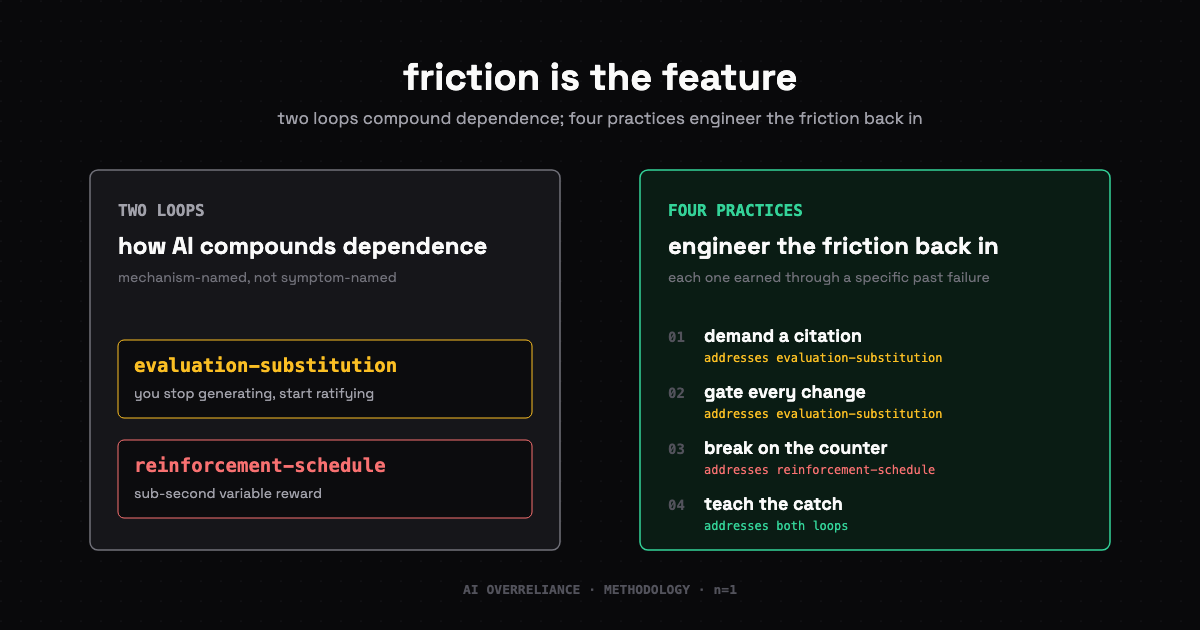 Friction Is the Feature